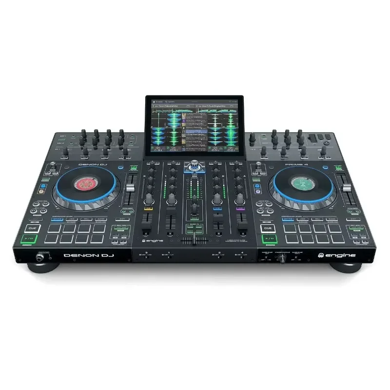 Neues Prime 4XUS Pro: 4-Deck-Standalone-DJ-Controller-System mit 10-Zoll-Touchscreen – Jetzt bereit