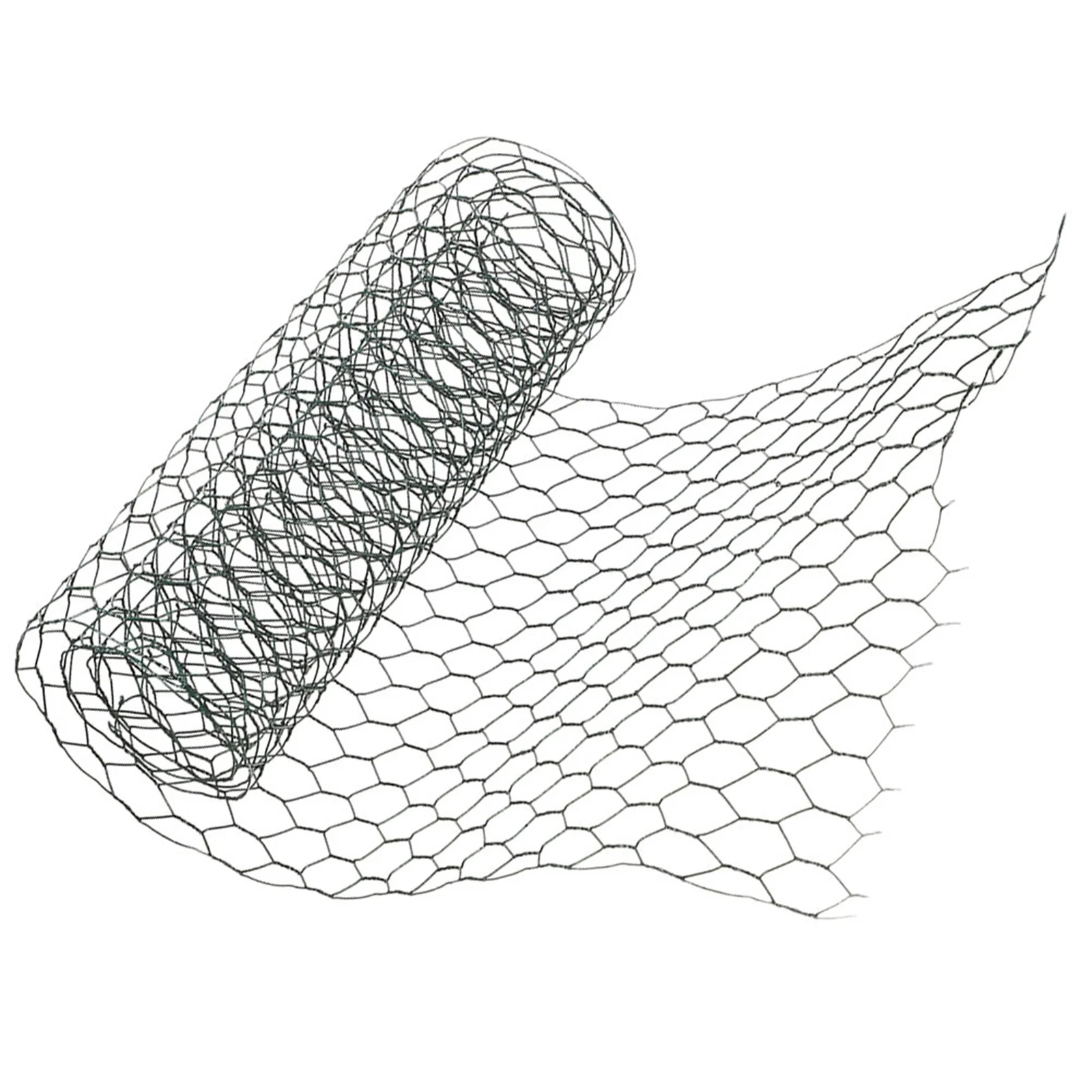 1 Roll Flower Mesh Net Sturdy Metal For Garden Yard Poultry Rabbit Fence Hexagonal Netting Chicken Wire Mesh Livestock Fence