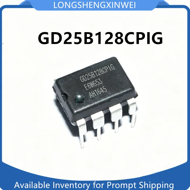 1PCS GD25B128CPIG 25B128CPIG 128Mbit 16MB Direct Insertion DIP8 Motherboard BIOS Chip New Original in Stock