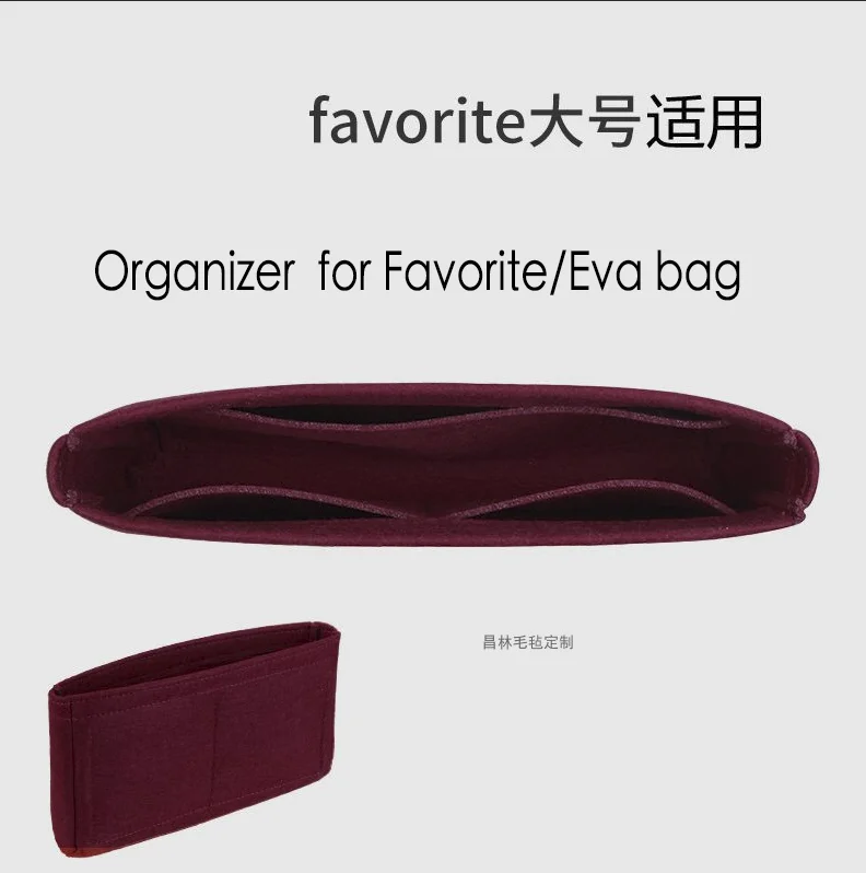 

Felt Organizer Insert Women's Tote Cosmetic Bag Female Makeup Perfect for Favorite/eva Shoulder Bag