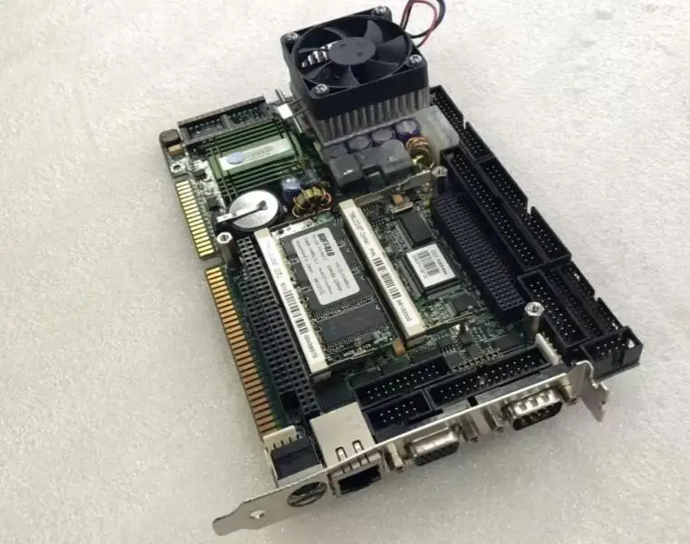 100% OK Original IPC ISA Bus Industrial Motherboard Half-Size CPU Card 786LCD/S Plus PICMG1.0 PC/104 plus Mainboard wtih CPU RAM