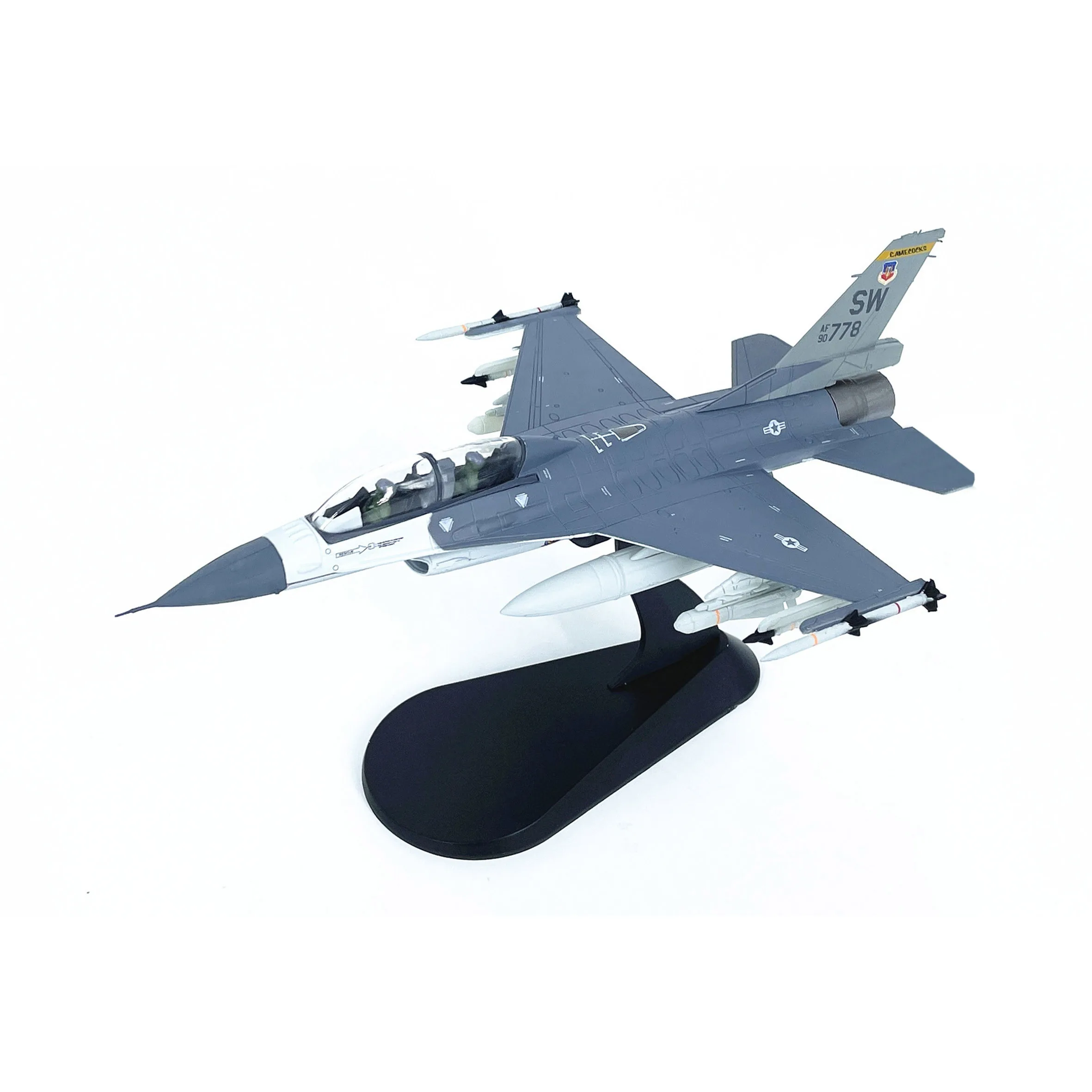 

1:72 американские истребители F16D, 19 эскадрильев 778, модель самолета из сплава