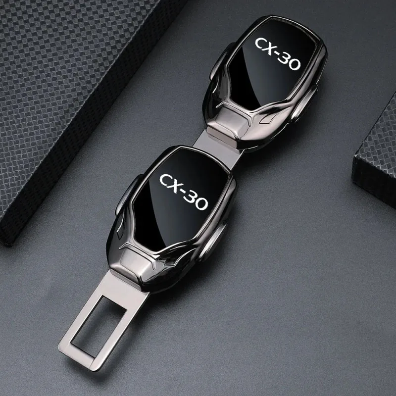 

Car Seat Belt Extension Plug Metal Seat Belt Clip Adjustable Extender for CX30 CX-30 Auto Accessories