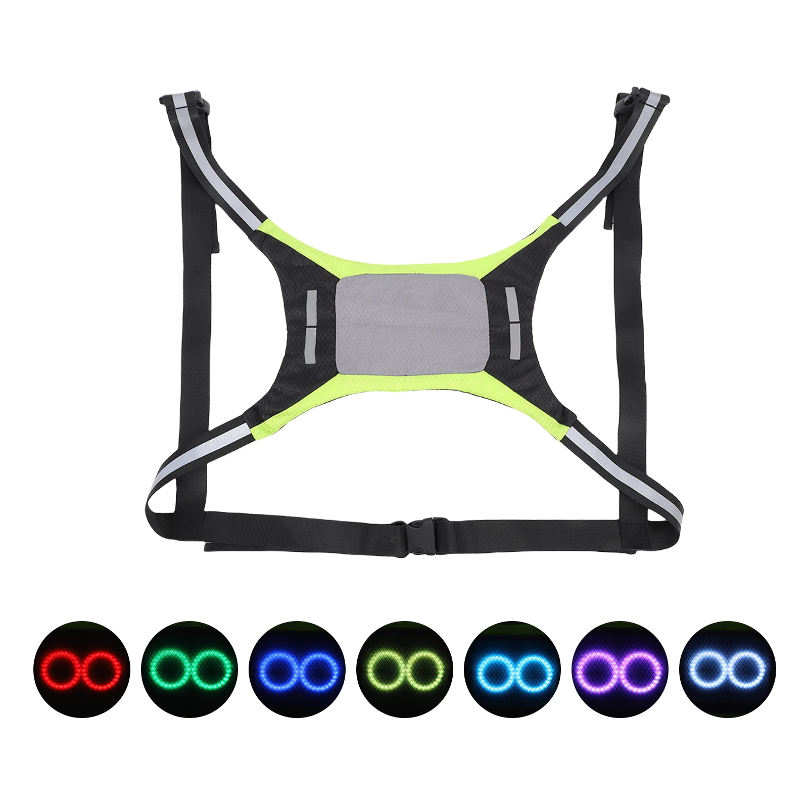 

LED Vest LED Running Vest Colourful LED Reflective Vest for Men Women Night Riding Running Security