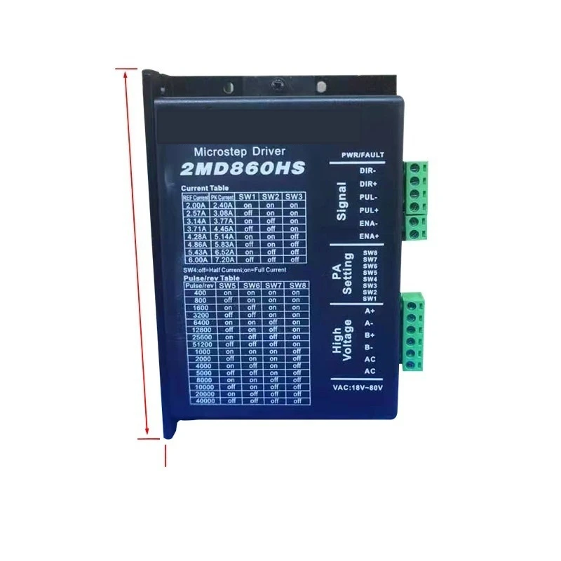 FOR 2MD860HS Two-Phase Stepper Motor Driver for 86/57 Motor 450 Stepper Motor Controller