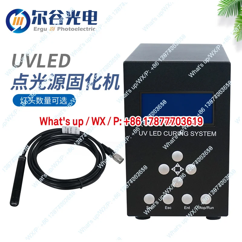 Pen type UVLED curing light LED point  source UV glue bonding positioning  curing system Small UV  curing machine