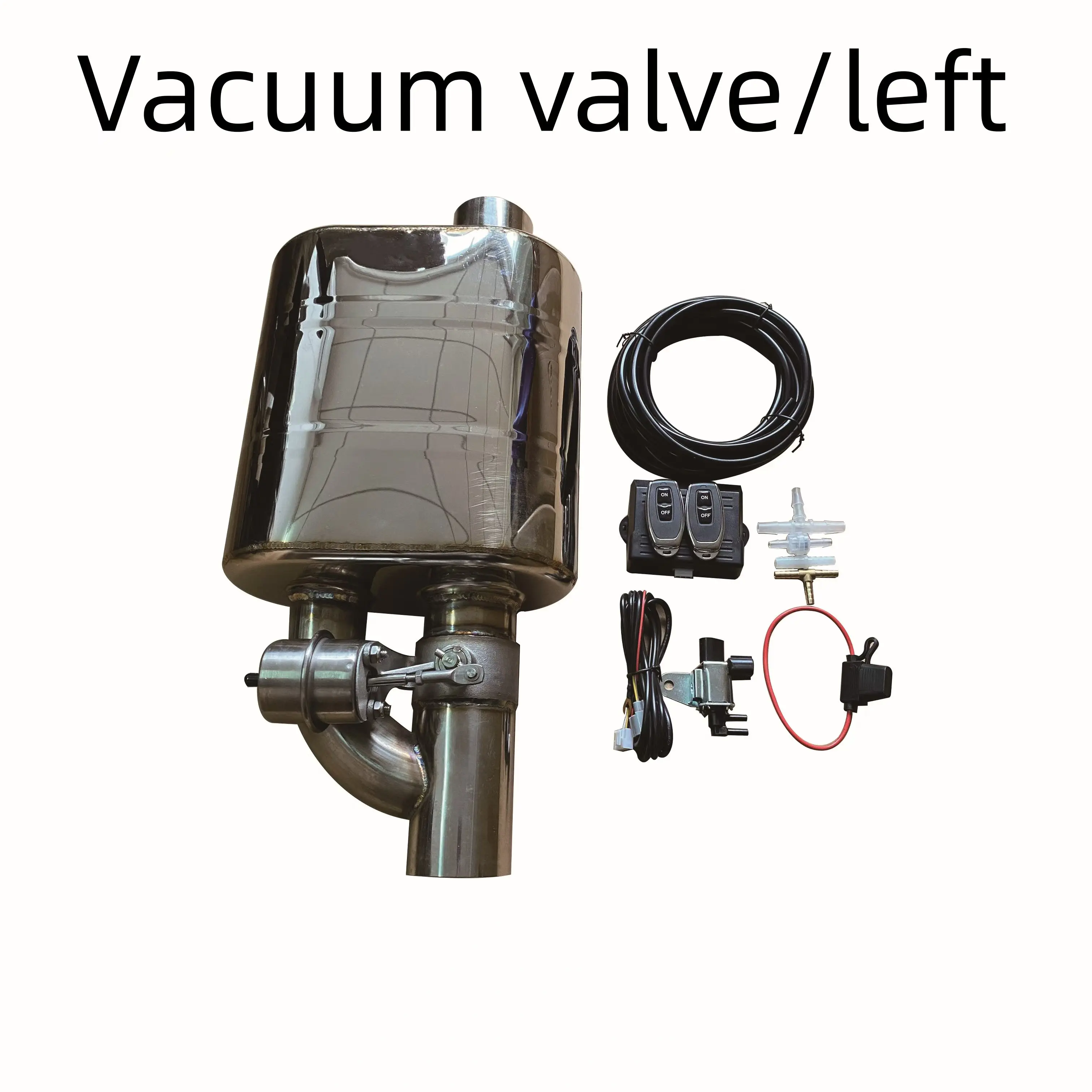 Afstandsbediening voor staartgedeelte variabel geluid uitlaat afsluitklep van auto universele uitlaatklep 51 63 76 mm