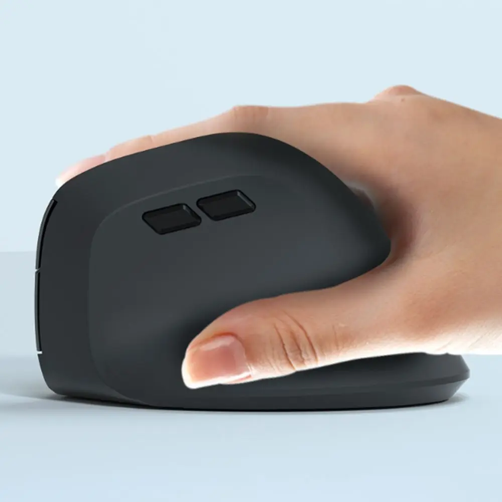 Fashion 2.4G Vertical Mouse 800/1200/1600DPI 6 Mute Buttons Ergonomic Optical Mouse Portable Relax Gaming Mice Business