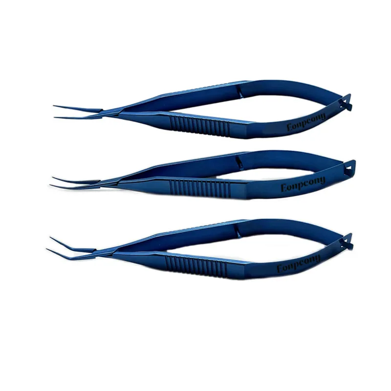 Tying Forceps New Design Cross Action Handle Curved Shafts Suture Forceps Ophthalmic Surgical Instruments