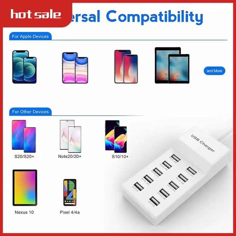 شاحن USB قاعدة شحن USB شاحن USB ذكي سطح المكتب USB شاحن سريع لأجهزة متعددة الاتحاد الأوروبي التوصيل