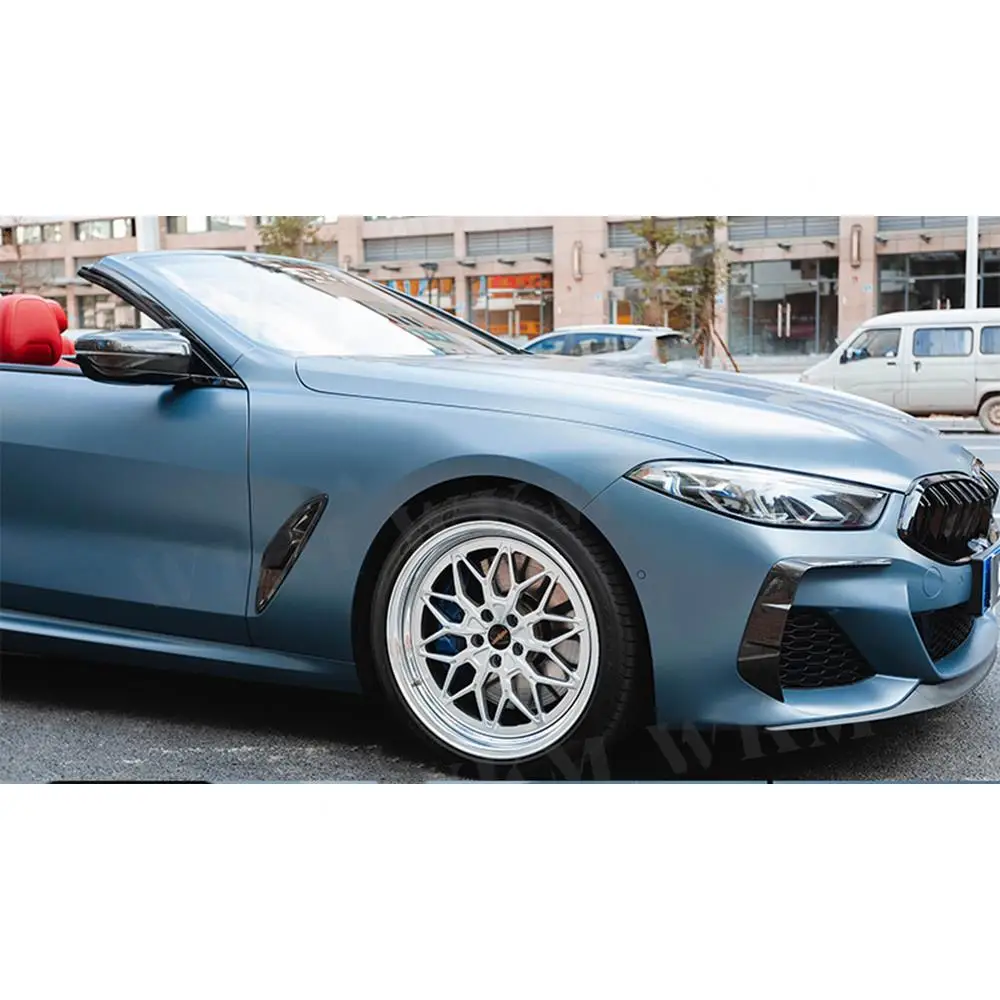 

Carbon Fiber Side Door Fenders Blade Panels Flares for BMW 8 Series G14 G15 G16 M Sport 2018 - 2021 FRP Door Side Fender