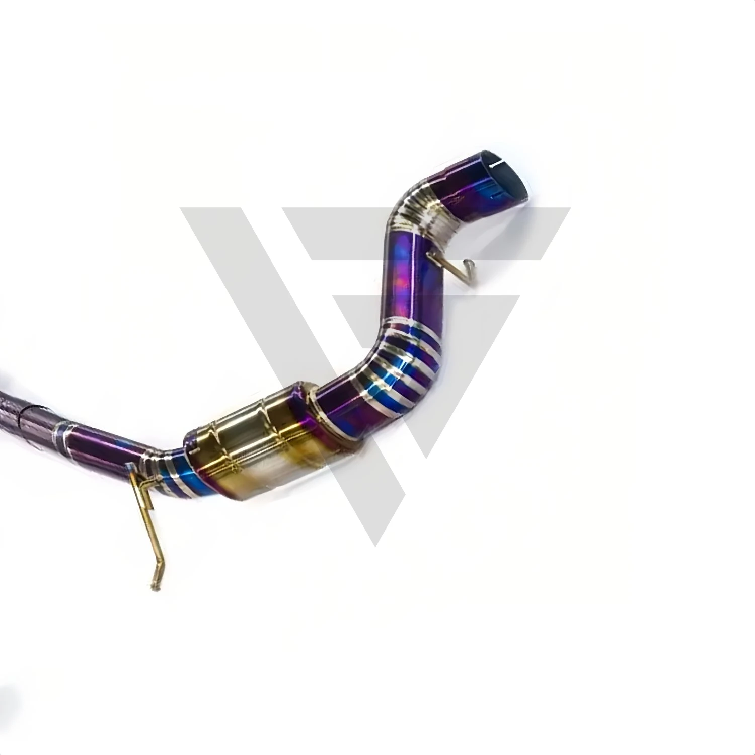 عادم ECCF Valvetronic من التيتانيوم Catback لسيارة VW CC 2.0T ترقية أداء صوت العادم العدواني سهلة التركيب #4