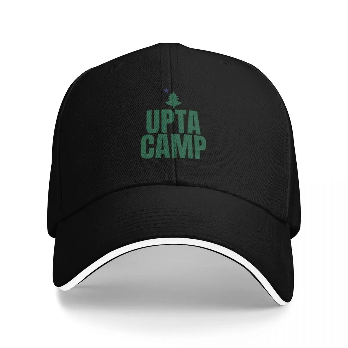 

Upta Camp Maine Shirt Old Maine State Flag Pine Tree Star Baseball Cap funny hat Cosplay For Girls Men's