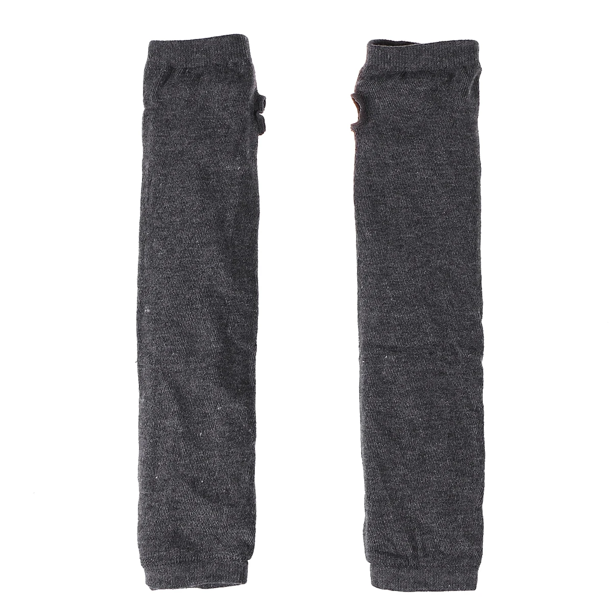 

Fingerless Gloves for Women Long Sleeve Autumn and Winter Dark Grey Arm Warmers Sleeves Man