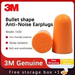 20 pairs】3M earplugs for Sleep Learning anti-noise Super noise-proof industrial protective machinery noise reduction 1100