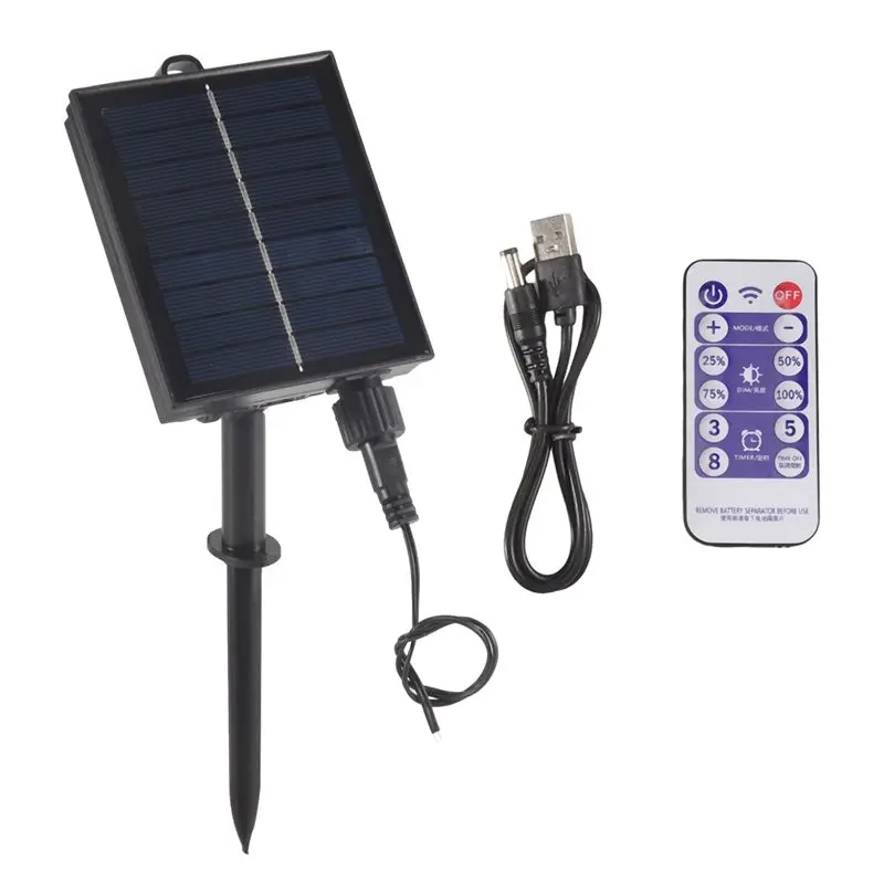 1200Mah Solar Panel Control Box Kits Lithium Battery Panel For 3.7V 24V LED String Strip Lamp DC Charging Easy Install-AT30