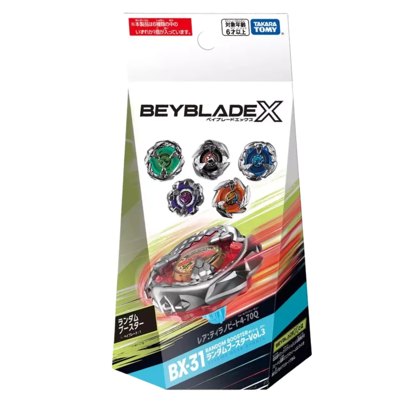 

Предзаказ Takara Tomy Beyblade X BX-31 случайный бустер Vol. 3