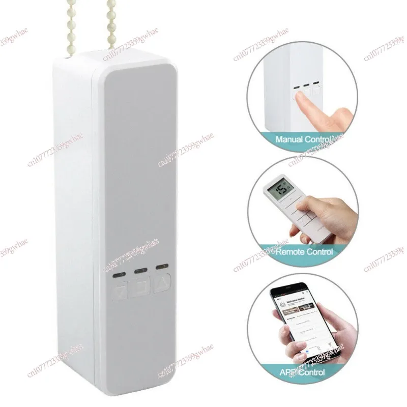 

wifi wireless remote control automatic louver curtain pull rope roller shutter motor