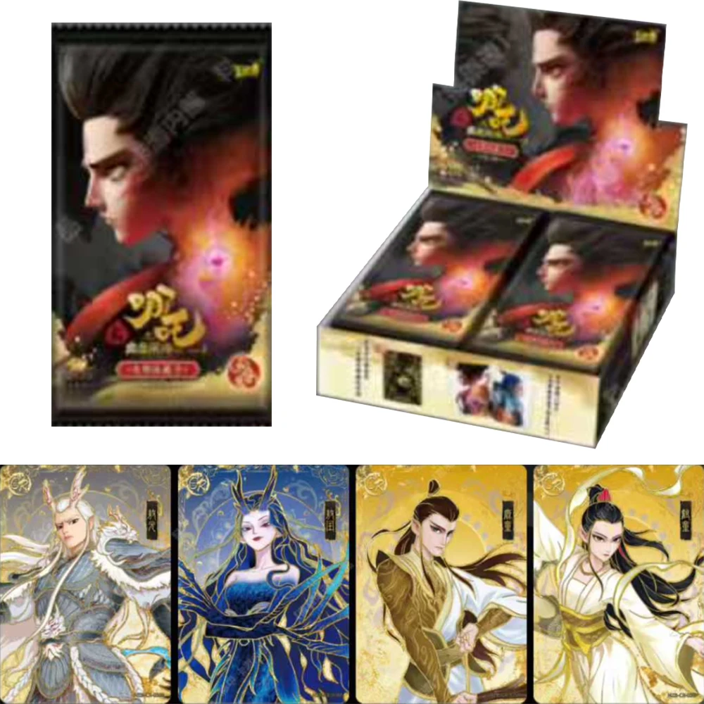 

Оригинальные карты KAYOU Nezha, легендарный дух возрождения, пламенная сумка, редкие CR-карты, коллекционные карты из фильма, аниме, игрушка в подарок