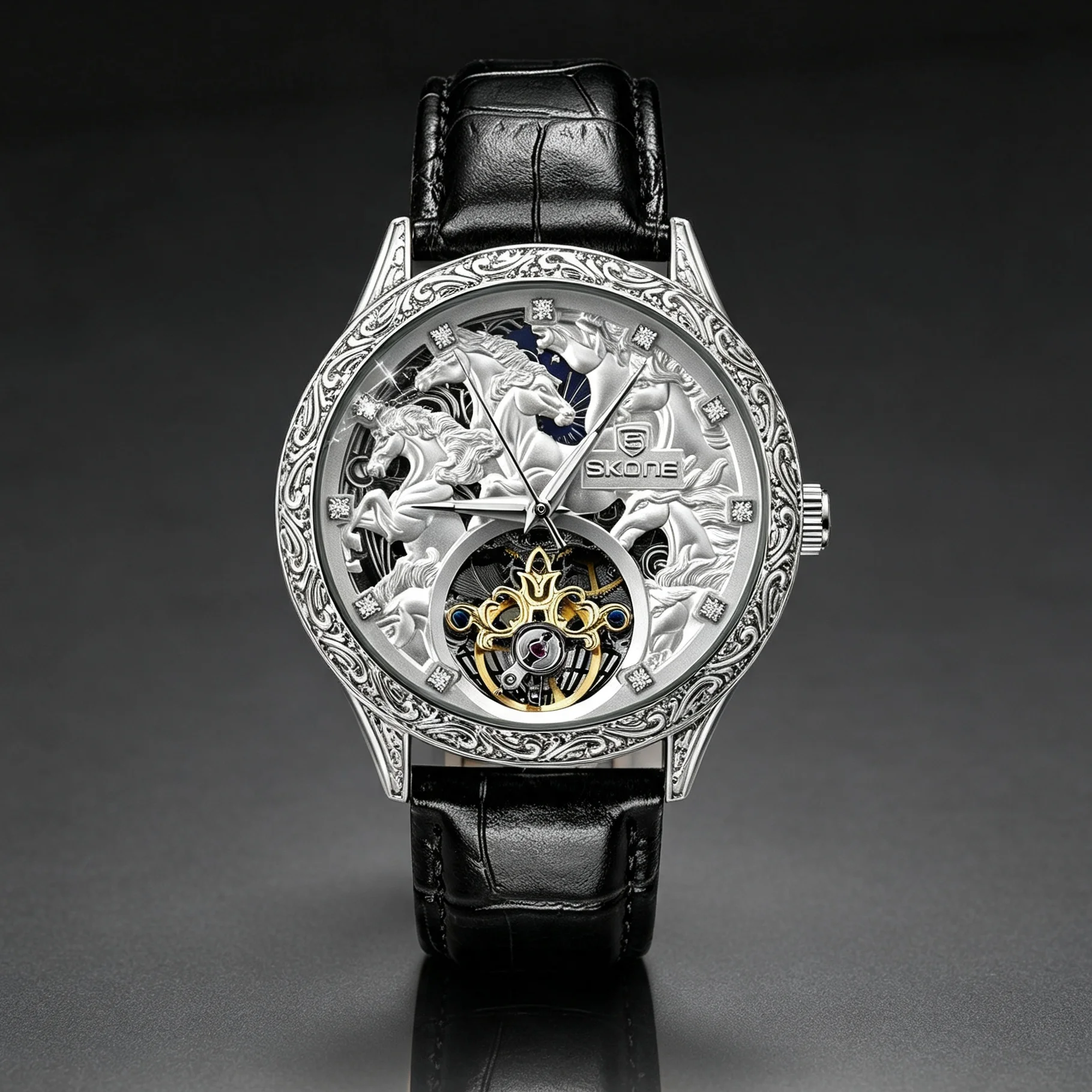Men's Year of the Horse Mechan - Luxury Watch Engraving recension och pris