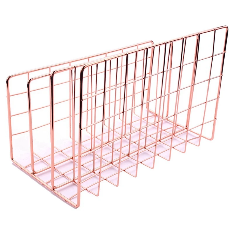 3X настольный органайзер для почты, сортировщик почты из металлической проволоки с 3 отделениями, органайзер для писем для писем, книг, открыток и многого другого