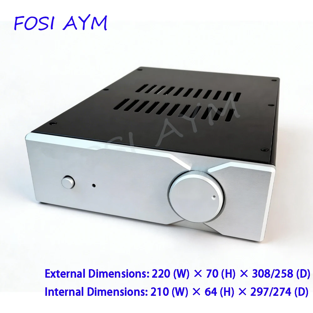 

Корпус для усилителя FOSI AYM из алюминия, 220*70*308 мм, для предусилителя Hi-Fi, DIY-бокс