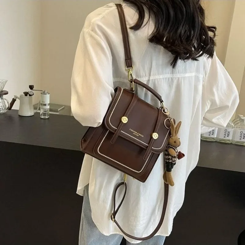 Travel Backpack New Retro Niche Design Bag Fashion Portable Backpack Small Backpack High Quality and High Appearance Level  bag