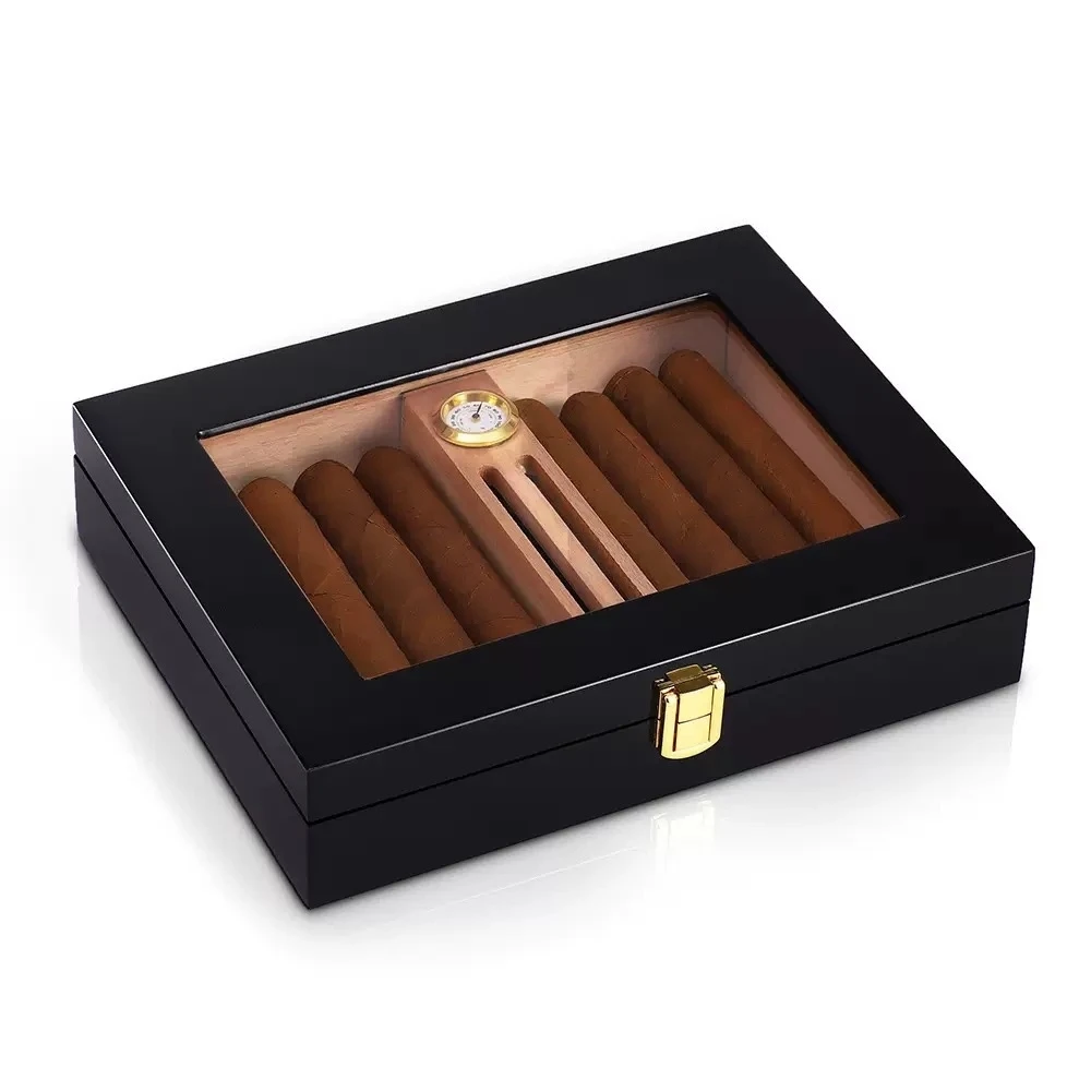 

High-End Cedar Wood Cigar Box Cigar Humidor Portable Cigar Storage Box Cigar Storage Box Cigar Set