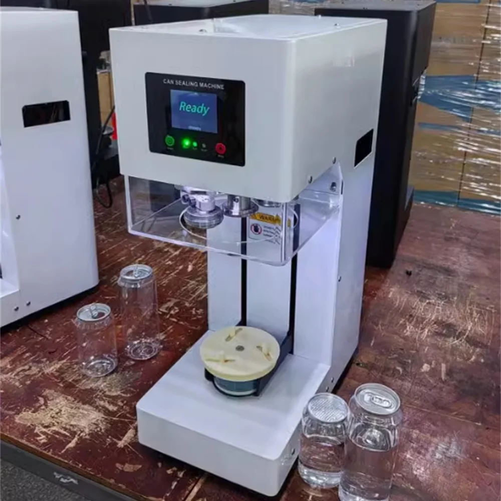 

No Bottom Supports Smart Sealer Commercial Fully Automatic Capping Machine Can Sealing Machine Beer Can Sealing Machine