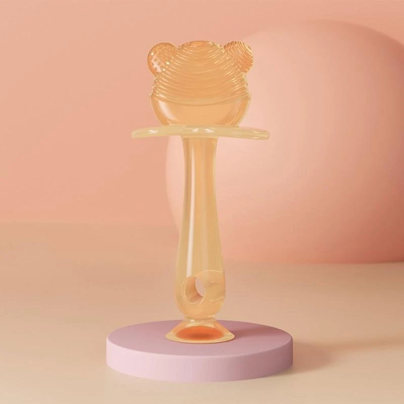 J15U gryzak dla dziecka zabawka do karmienia ząbkowanie nowonarodzona zabawka do żucia trzonowego silikonowy gryzak