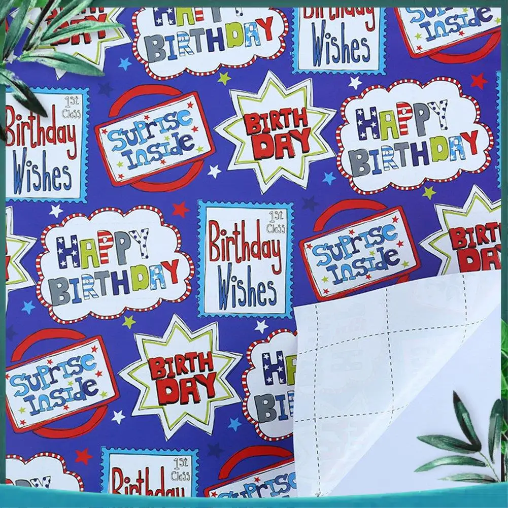 (NEW) Wrapping Paper Sheets Set Of 6 ,For Birthday Party Wrapping Paper Gift Wrap Papers,Present Gift Wrapping Paper