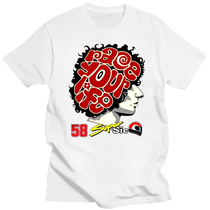 Marco Simoncelli T-shirt For Men Plus Size 5XL Team Tshirt