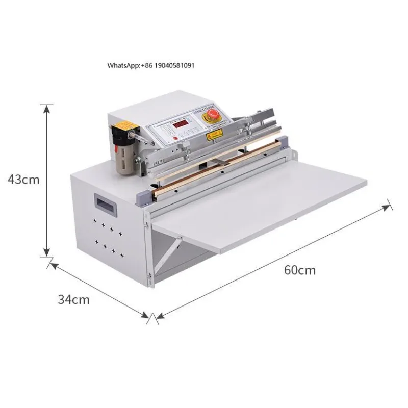 External Nozzle Type Gas Flushing Vacuum Sealer Nitrogen Fillable