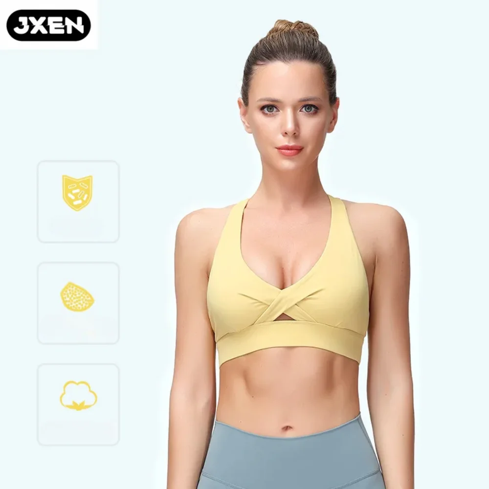 

Compression Sports Bra for Women with Racerback, Perfect for Yoga, Pilates and Running Bras for Women Sujetador Deportivo Mujer