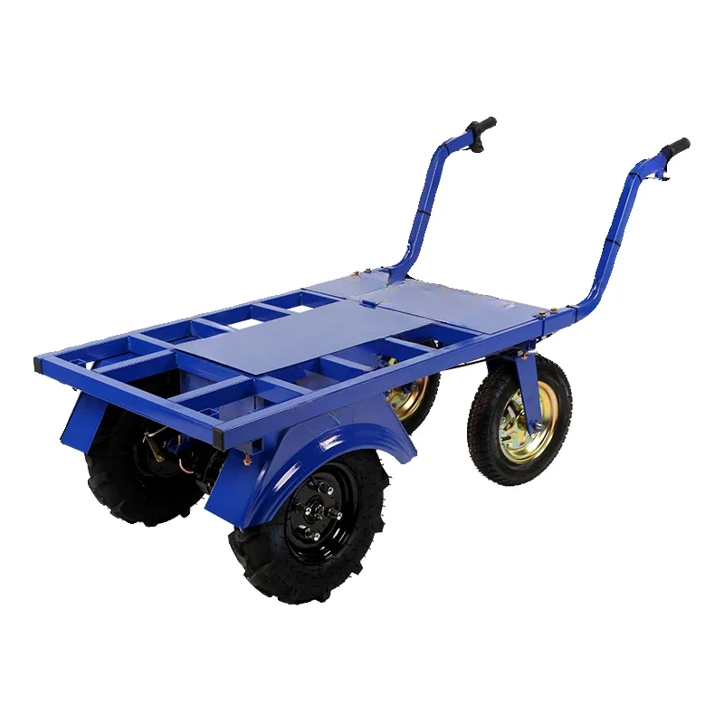 Electric chicken bus four-wheel trolley agricultural multi-functional orchard planting and breeding slope climbing construction