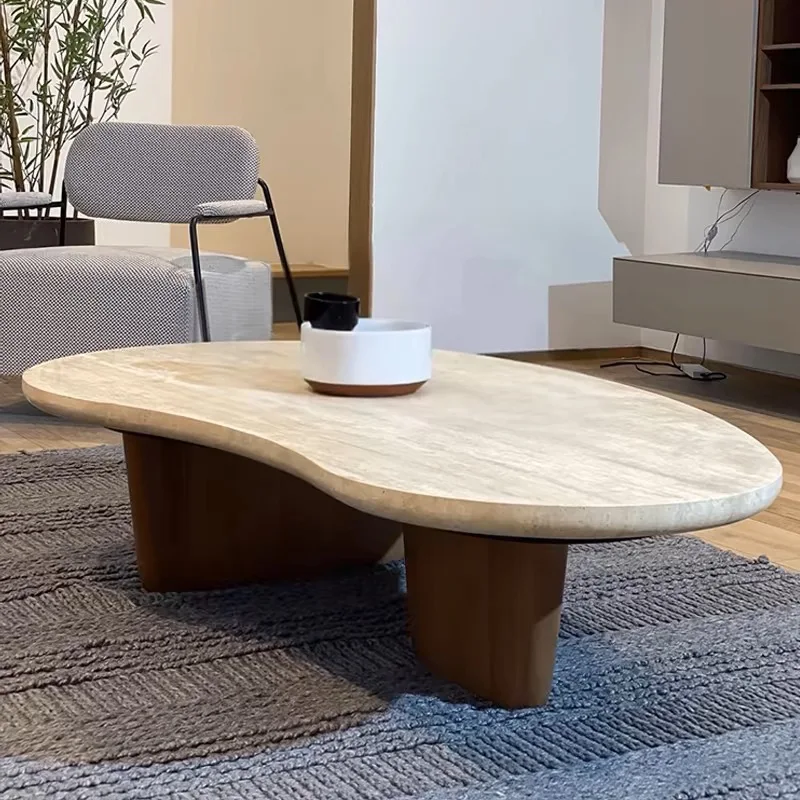 Wabi Sabi Mid Century Coffee Tables Design Japanese Nordic Rustic Coffee Tables Retro Table Basse Furniture Home