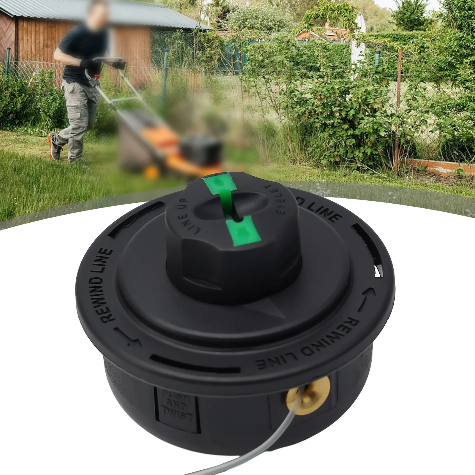 Ersatzteile Feed Head Rasenmäherkopf Rasenmäher Reparatur Trimmerkopf Trimmerkopf Ersatz Trimmerkopf String Trimmer