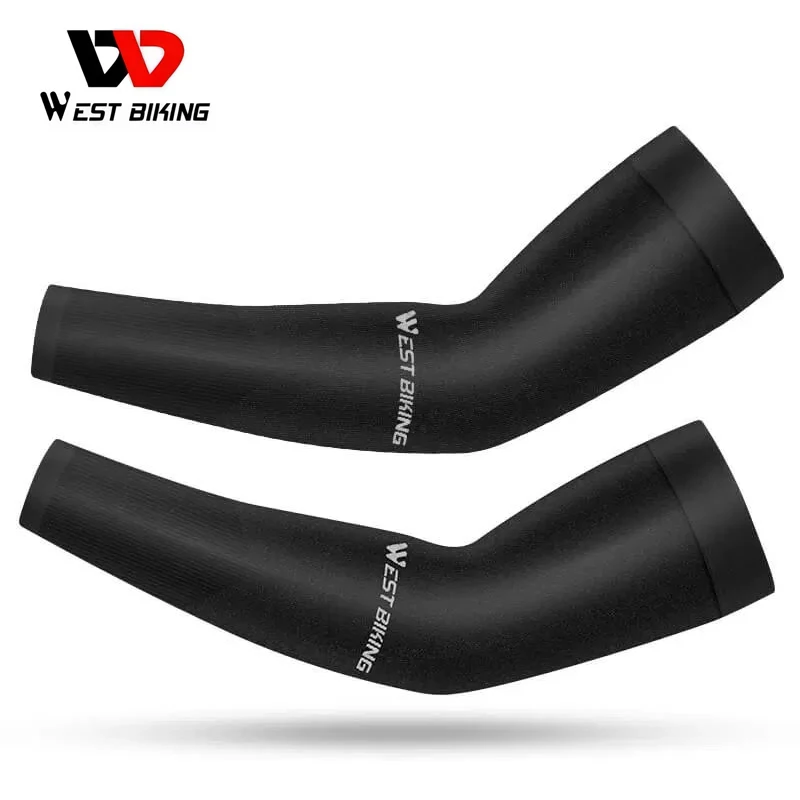 

Спортивные рукава WEST BIKING Ice Silk для велоспорта, активного отдыха, путешествий, защиты от солнца, УФ-излучения, фитнеса, спорта, быстросохнущие.