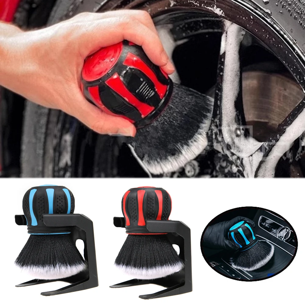 Newest Car Detailing Brushes Automobile Interior Soft Bristles Brush Air Vent Dust Cleaner Detailing Dusting Tool Car Cleaning