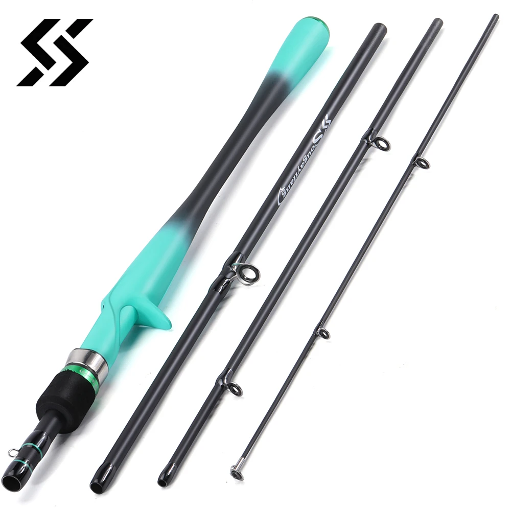 

Легкие и прочные удочки Sougayilang 1,8-2,1 м с держателем крючка для различных методов рыбалки литья и спиннинга