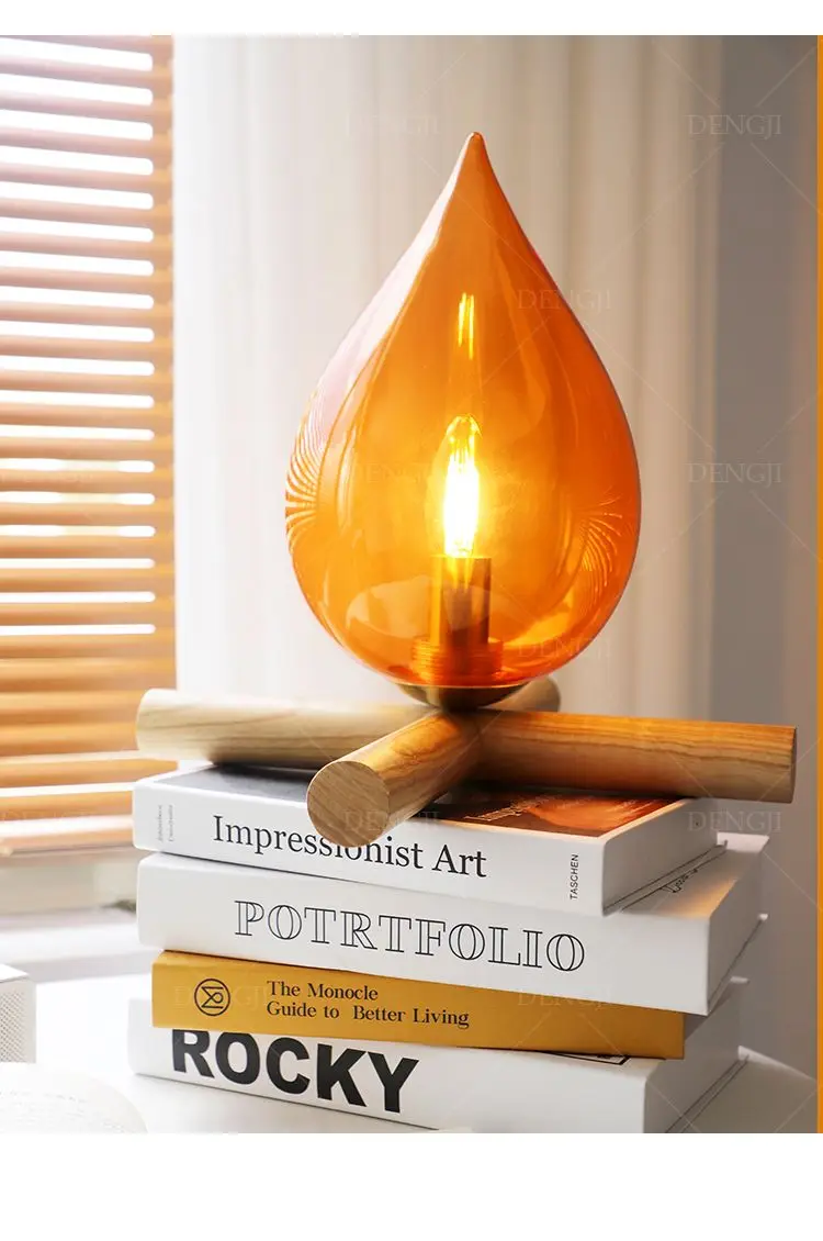 Table lamp retro desktop bedside night light 85 color rendering index bedroom set