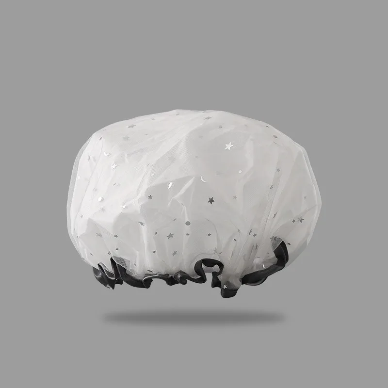 Luxury Women's Reusable Shower Cap Bonnet