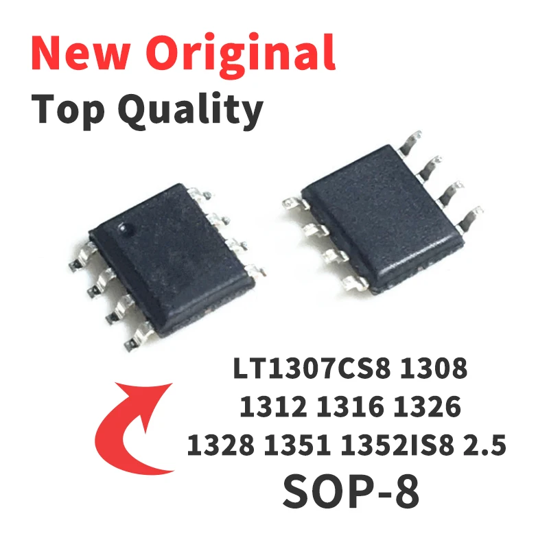 1 Piece LT1351CS8 LT1328CS8 LT1326CS8-2.5 LT1326CS8 LT1316CS8 LT1312CS8 LT1307CS8 LT1308CS8 LT1352CS8 SOP-8 Chip IC New Original