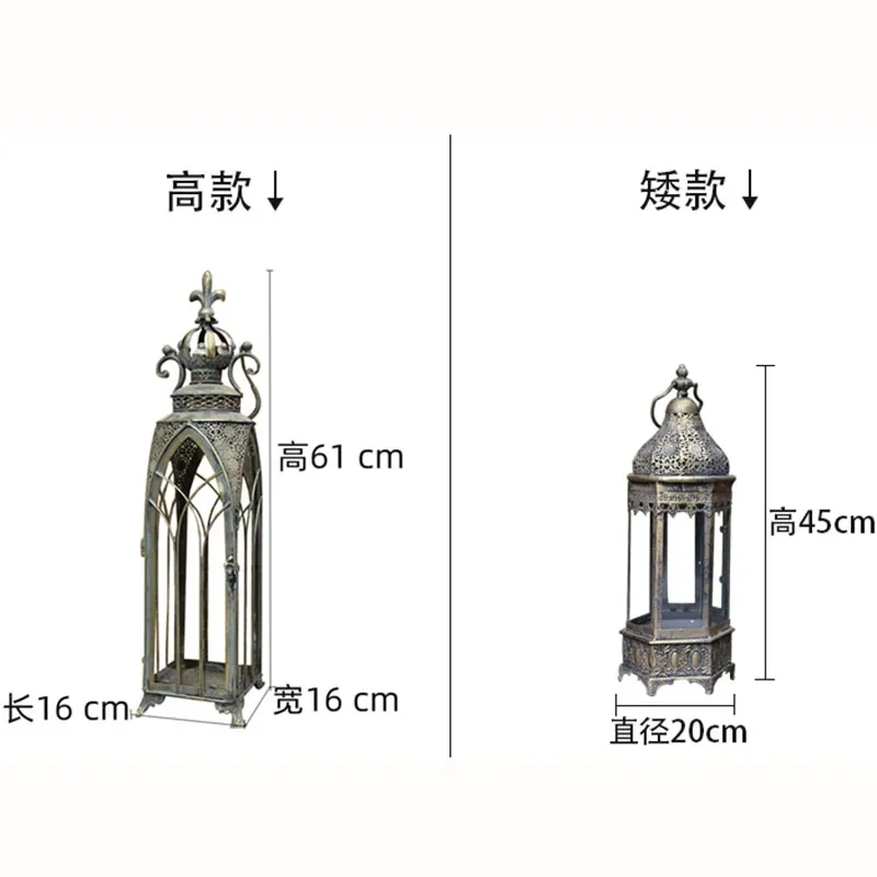 Palnik olejowy Vintage świeczniki Nordic House metalowe świeczniki wosk palnik Candelabros akcesoria do dekoracji wnętrz LQQ35XP