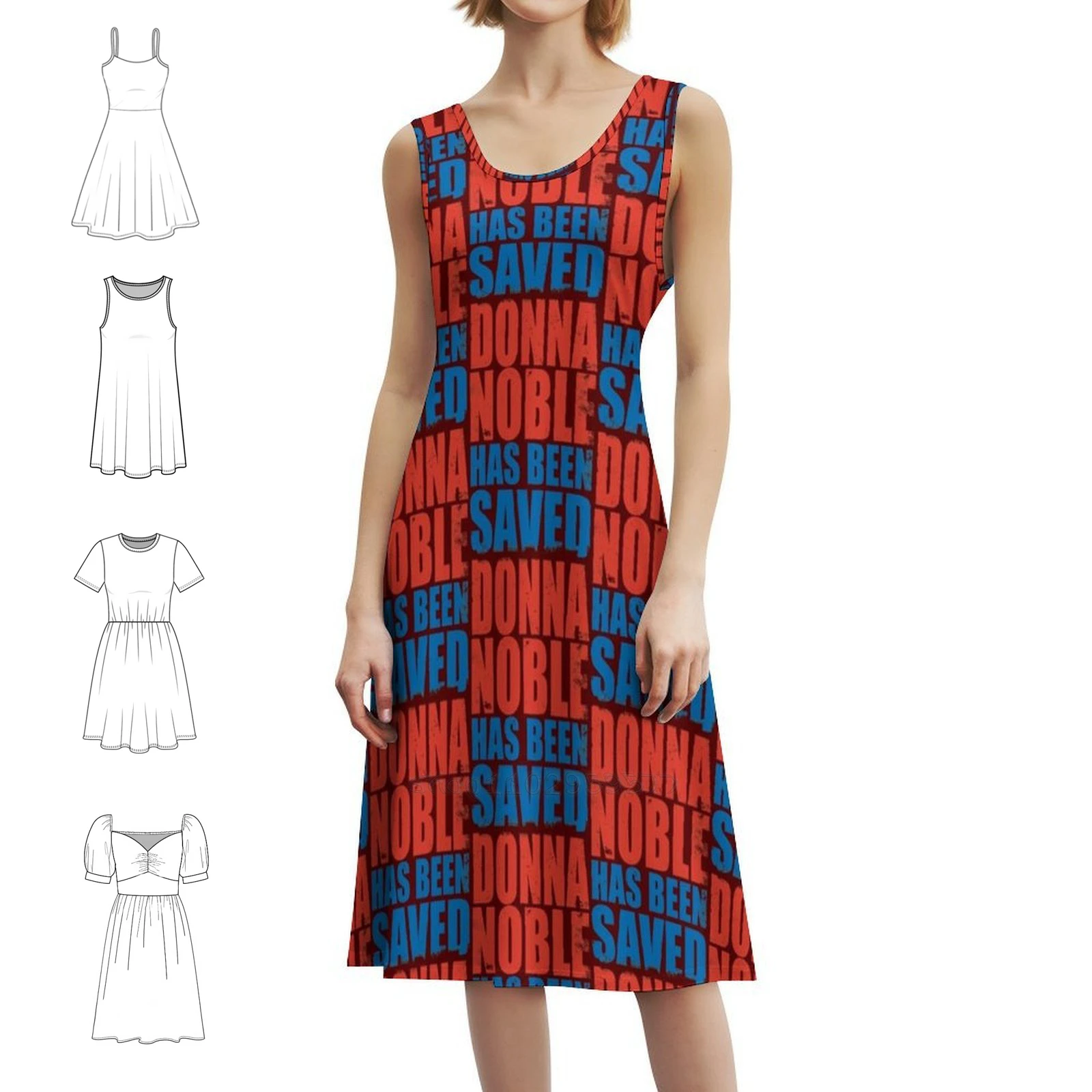 

Donna Noble Has Been Saved Sweetheart Neckline Dress Elegant Summer Party Dress For Women Whovian 10Th Tenth The Tenth David