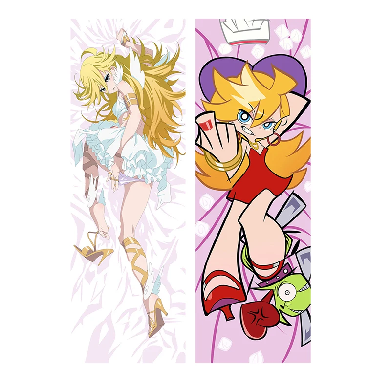 Dakimakura Anime Panty & Stocking with Garterbelt Anarchy Panty Hugging Body Pillow Case Cushion Cover Woman Man Gift Big Size