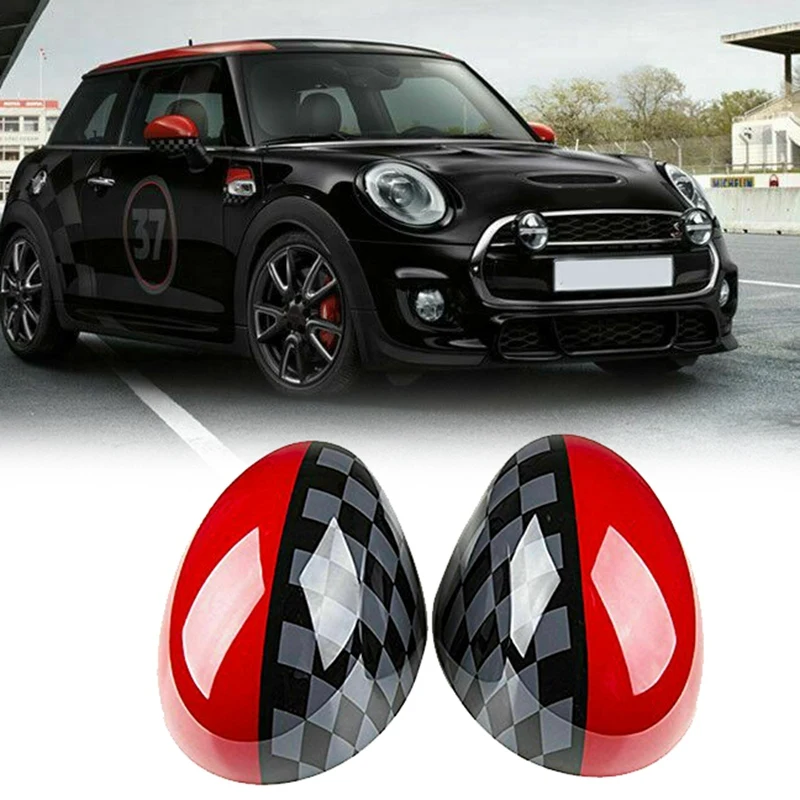 Car Door Side Mirror Cover Caps for Mini Cooper Hardtop F54 F55 F56 F57 F60 Series JCW