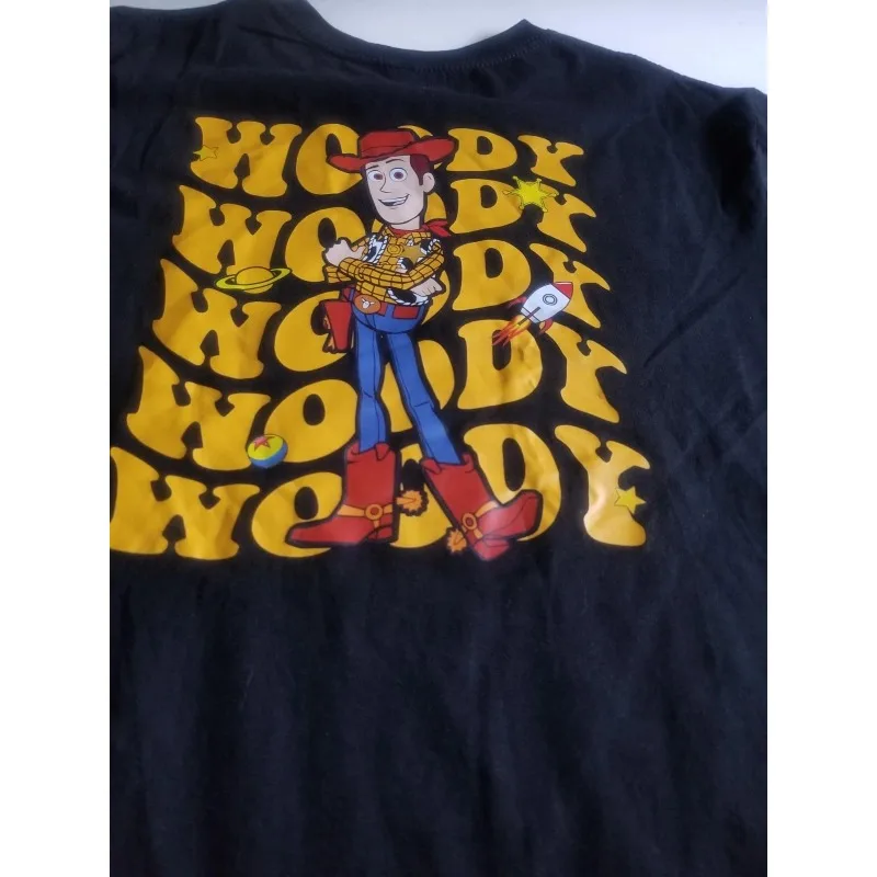 

Camiseta Negra Disney Toy Story Woody Est Talla - Printed Quick Drying Short Sleeves