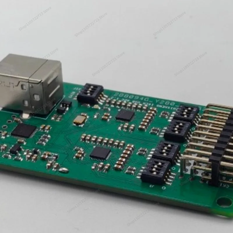 For 4/8CH Mic Test Recording Sound Card Analog Digital Microphone Collect Module