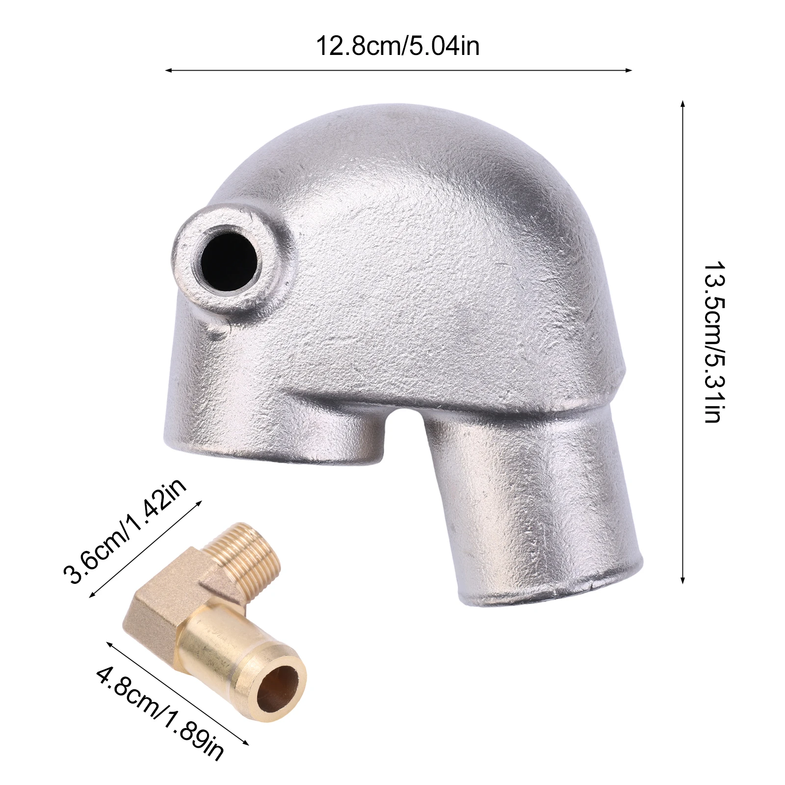 Exhaust Mixing Elbow for Yanmar Marine 2GM 3GM 3HM 3YM Replace 128990-13520